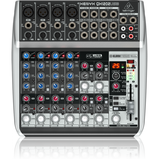 Behringer Xenyx QX1202USB Mixer with USB and Effects Reviews